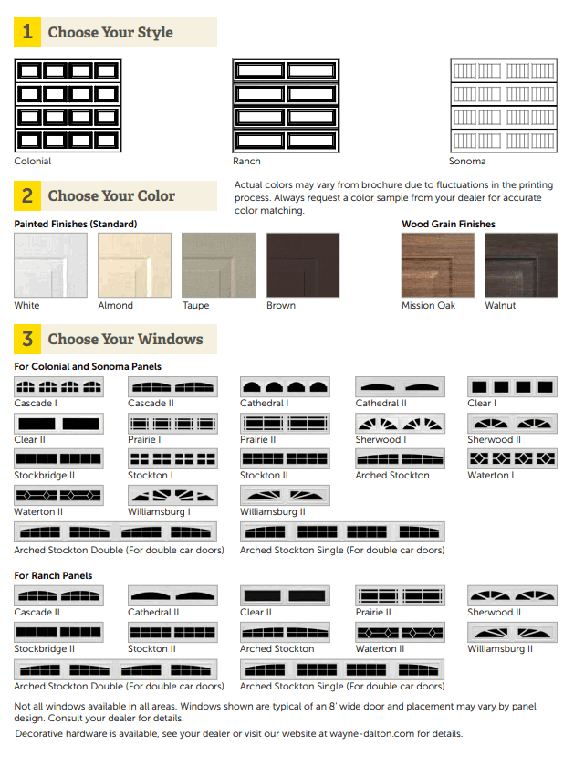 wayne-dalton 8000 series brochure page 3